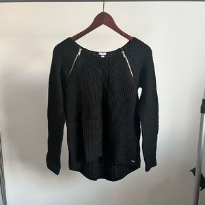 SALE Guess Knit Sweater Zipper Details